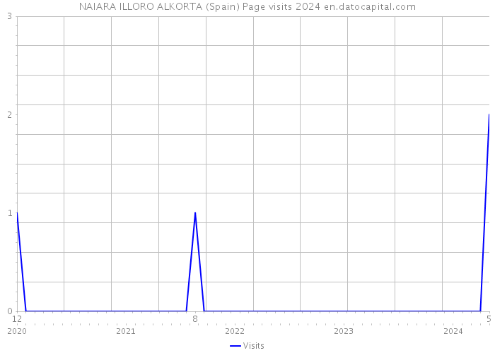 NAIARA ILLORO ALKORTA (Spain) Page visits 2024 