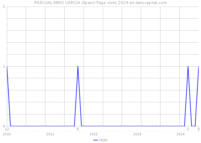 PASCUAL MIRO GARCIA (Spain) Page visits 2024 