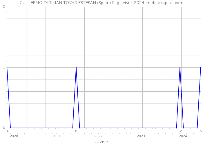 GUILLERMO ZARIKIAN TOVAR ESTEBAN (Spain) Page visits 2024 