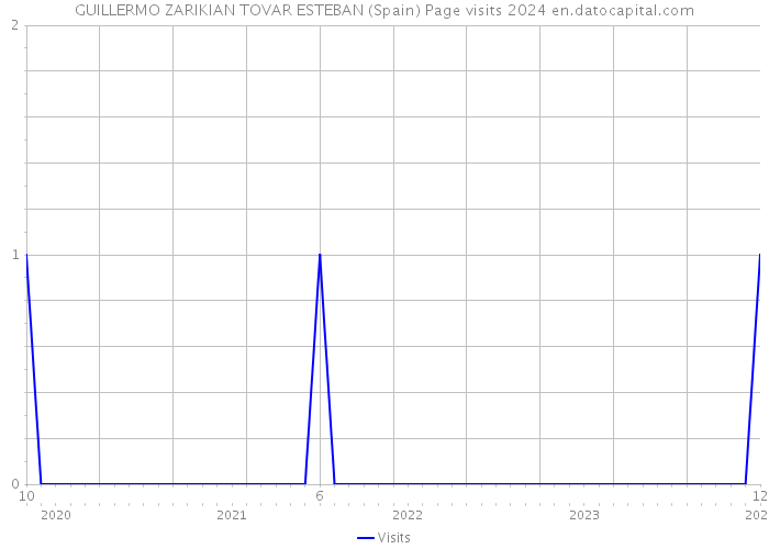 GUILLERMO ZARIKIAN TOVAR ESTEBAN (Spain) Page visits 2024 