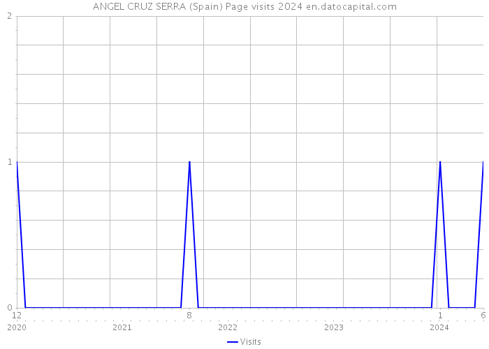ANGEL CRUZ SERRA (Spain) Page visits 2024 
