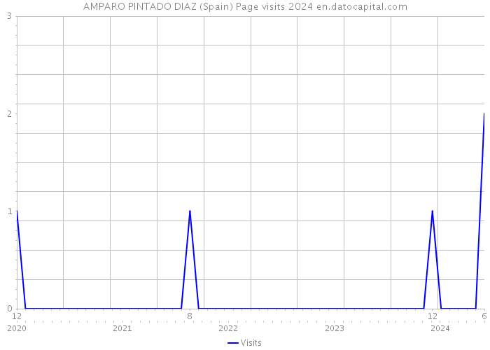 AMPARO PINTADO DIAZ (Spain) Page visits 2024 