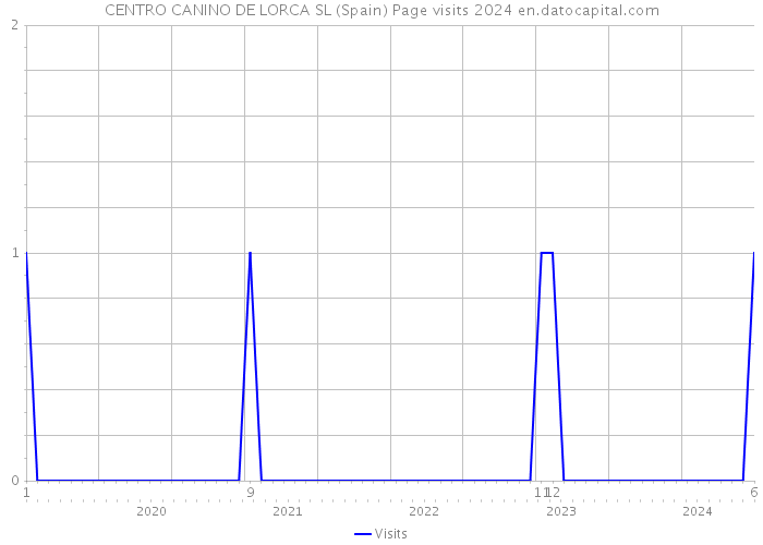 CENTRO CANINO DE LORCA SL (Spain) Page visits 2024 