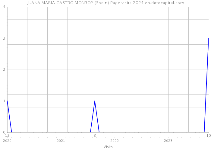 JUANA MARIA CASTRO MONROY (Spain) Page visits 2024 