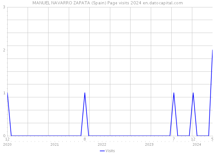 MANUEL NAVARRO ZAPATA (Spain) Page visits 2024 