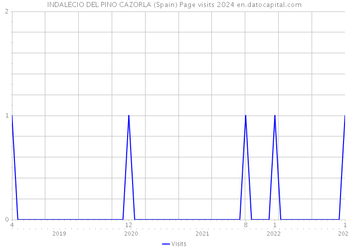 INDALECIO DEL PINO CAZORLA (Spain) Page visits 2024 