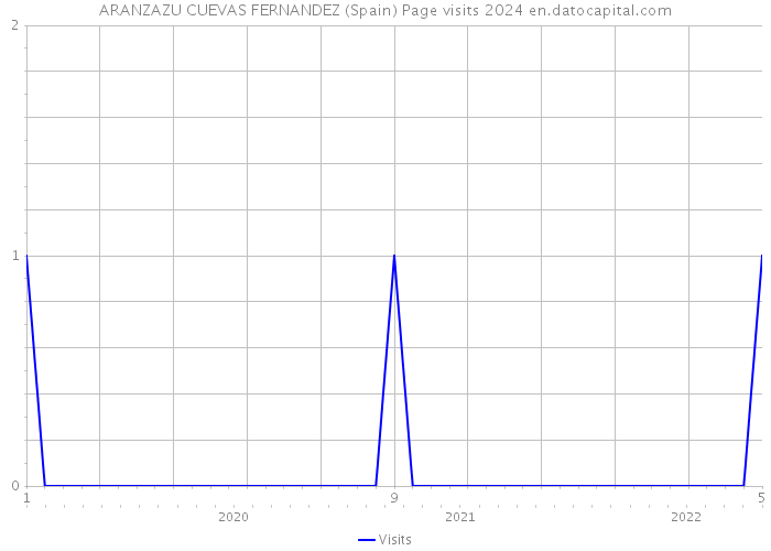 ARANZAZU CUEVAS FERNANDEZ (Spain) Page visits 2024 