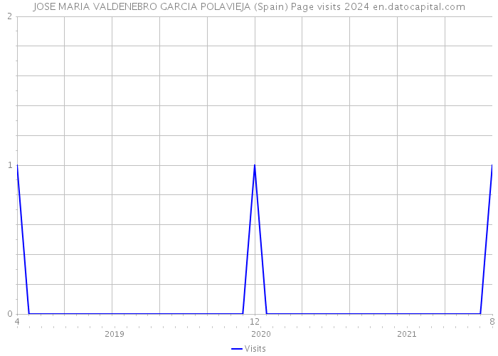 JOSE MARIA VALDENEBRO GARCIA POLAVIEJA (Spain) Page visits 2024 