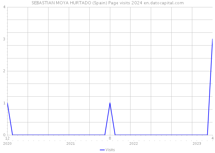 SEBASTIAN MOYA HURTADO (Spain) Page visits 2024 
