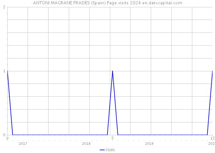 ANTONI MAGRANE PRADES (Spain) Page visits 2024 