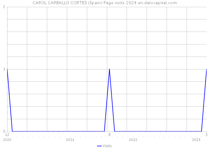 CAROL CARBALLO CORTES (Spain) Page visits 2024 