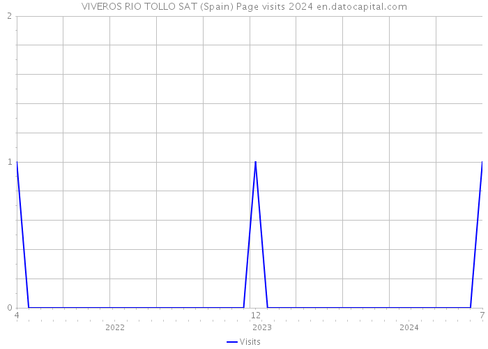 VIVEROS RIO TOLLO SAT (Spain) Page visits 2024 