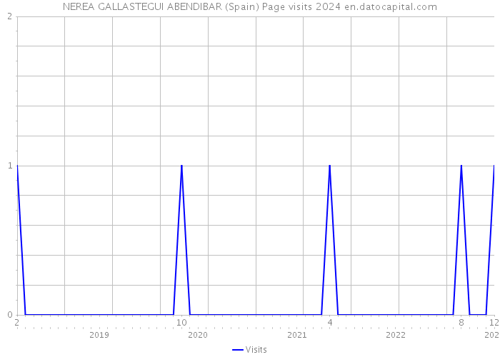 NEREA GALLASTEGUI ABENDIBAR (Spain) Page visits 2024 