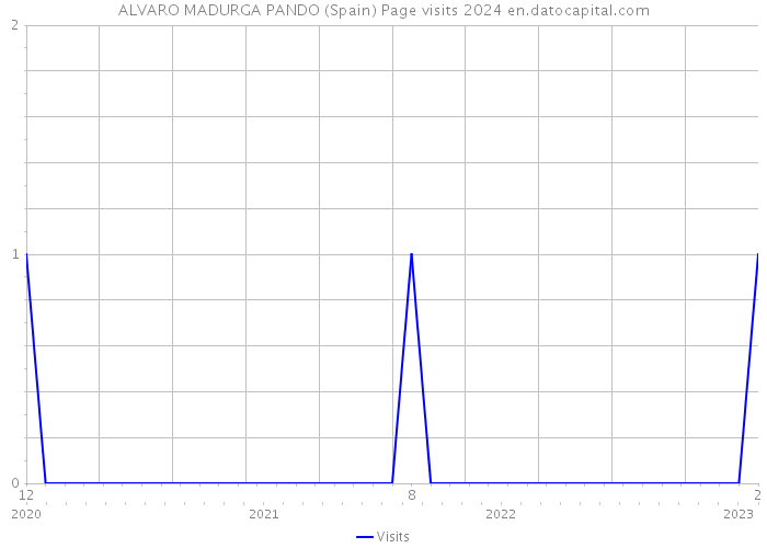 ALVARO MADURGA PANDO (Spain) Page visits 2024 