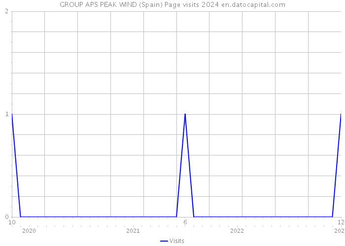 GROUP APS PEAK WIND (Spain) Page visits 2024 