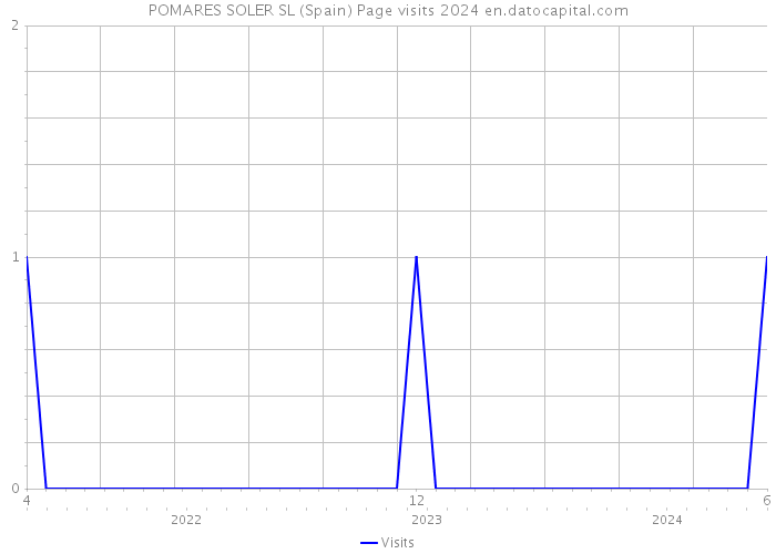 POMARES SOLER SL (Spain) Page visits 2024 