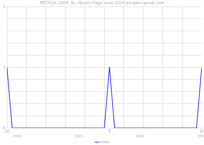 RECICLA 2004, SL. (Spain) Page visits 2024 