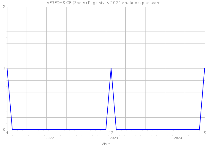 VEREDAS CB (Spain) Page visits 2024 