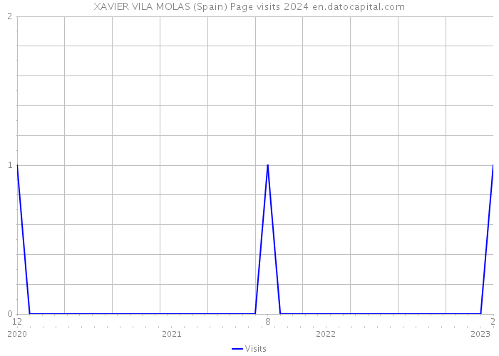 XAVIER VILA MOLAS (Spain) Page visits 2024 
