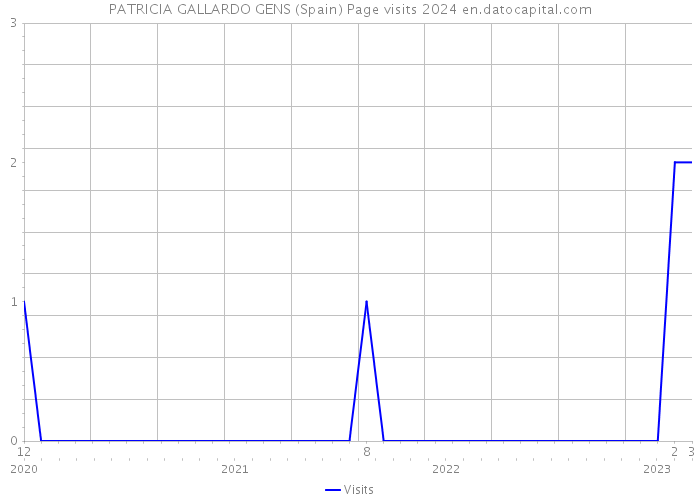 PATRICIA GALLARDO GENS (Spain) Page visits 2024 