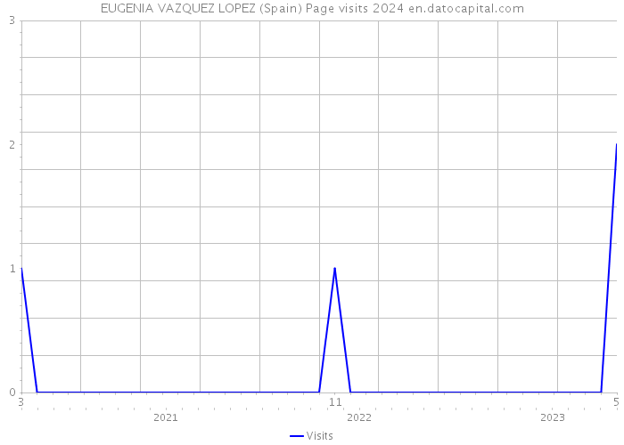 EUGENIA VAZQUEZ LOPEZ (Spain) Page visits 2024 