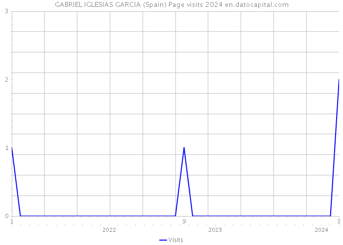 GABRIEL IGLESIAS GARCIA (Spain) Page visits 2024 