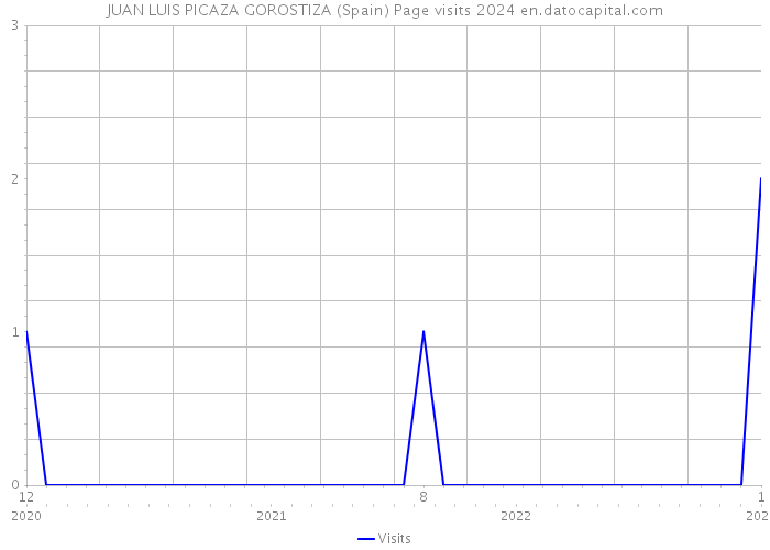 JUAN LUIS PICAZA GOROSTIZA (Spain) Page visits 2024 