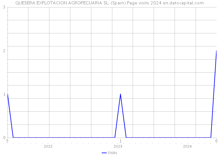 QUESERA EXPLOTACION AGROPECUARIA SL. (Spain) Page visits 2024 