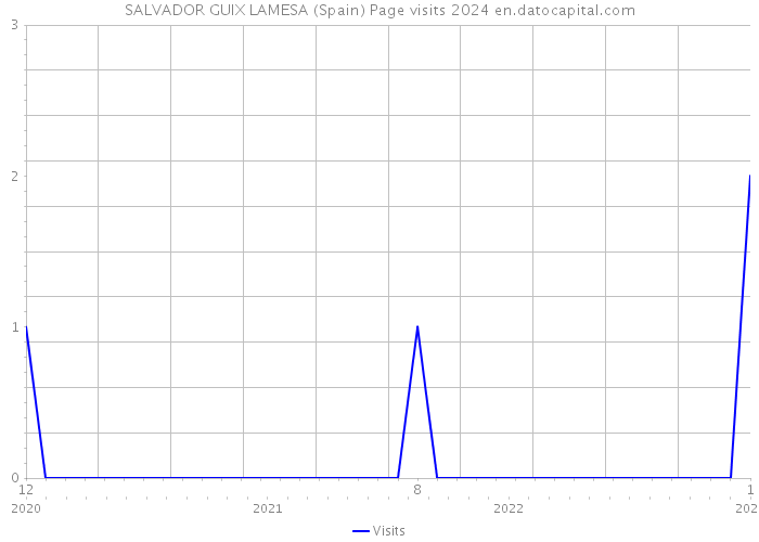 SALVADOR GUIX LAMESA (Spain) Page visits 2024 