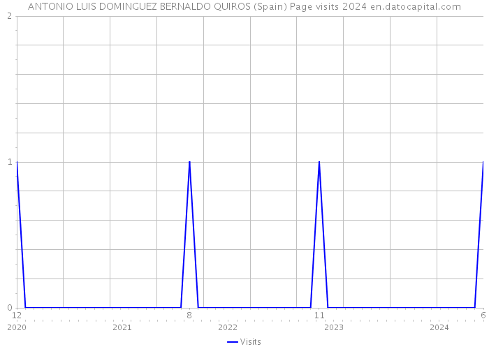 ANTONIO LUIS DOMINGUEZ BERNALDO QUIROS (Spain) Page visits 2024 