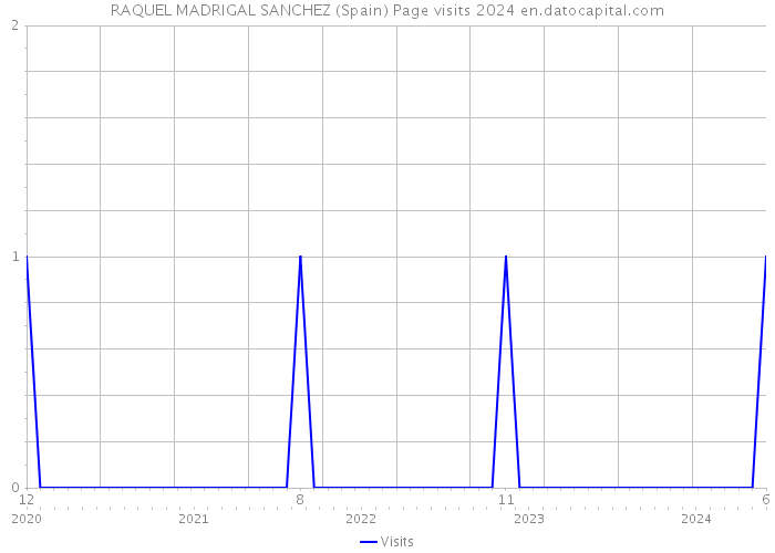 RAQUEL MADRIGAL SANCHEZ (Spain) Page visits 2024 