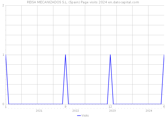 REISA MECANIZADOS S.L. (Spain) Page visits 2024 
