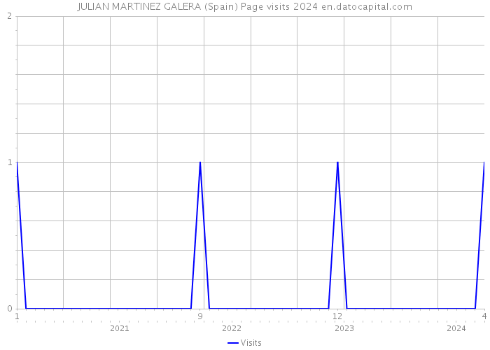 JULIAN MARTINEZ GALERA (Spain) Page visits 2024 