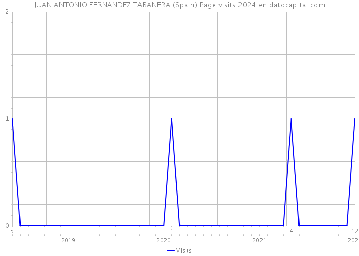 JUAN ANTONIO FERNANDEZ TABANERA (Spain) Page visits 2024 