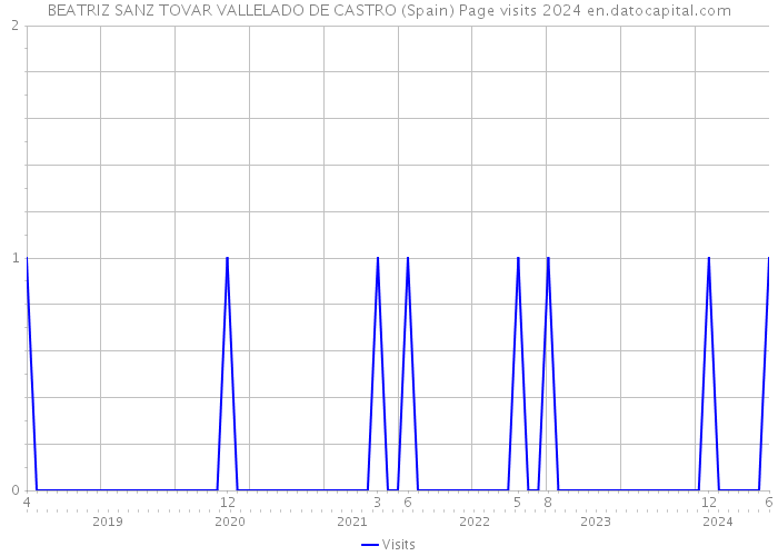 BEATRIZ SANZ TOVAR VALLELADO DE CASTRO (Spain) Page visits 2024 