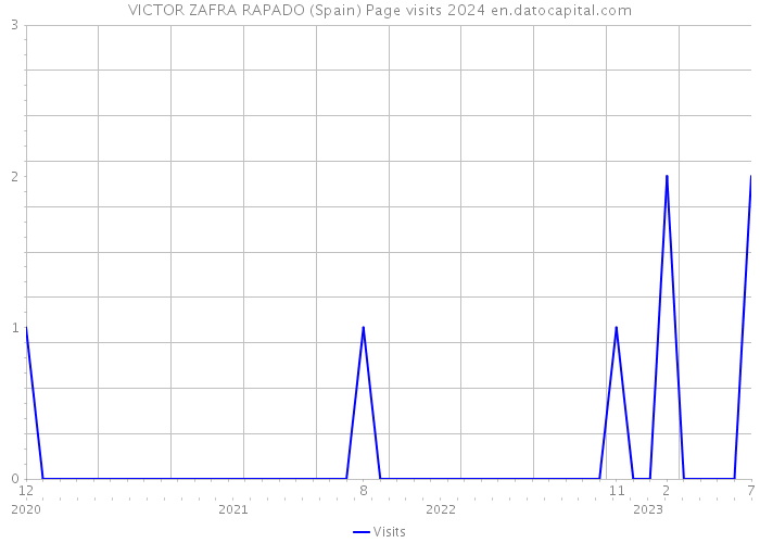 VICTOR ZAFRA RAPADO (Spain) Page visits 2024 