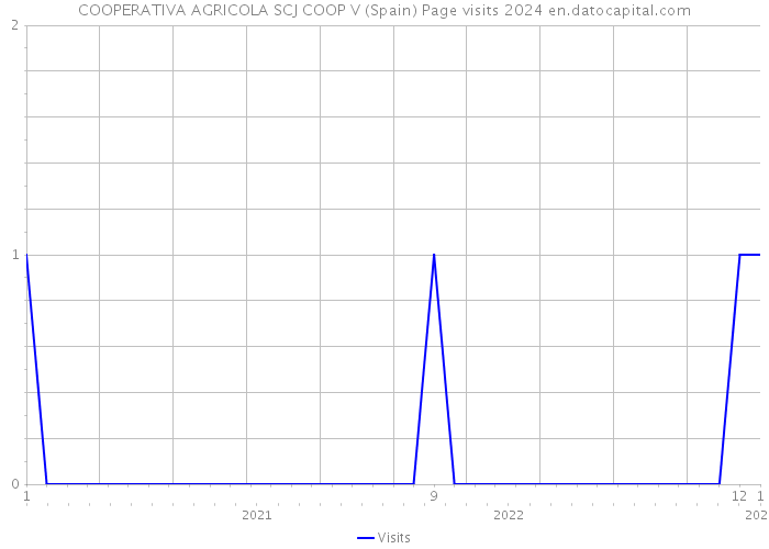 COOPERATIVA AGRICOLA SCJ COOP V (Spain) Page visits 2024 