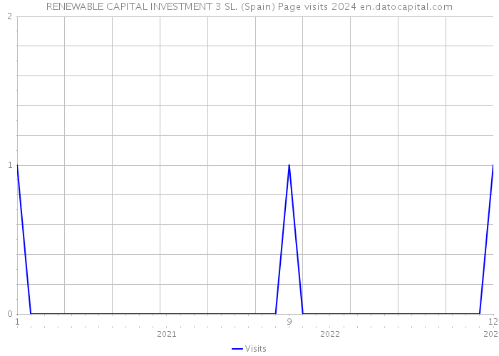 RENEWABLE CAPITAL INVESTMENT 3 SL. (Spain) Page visits 2024 