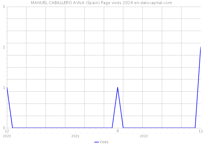 MANUEL CABALLERO AVILA (Spain) Page visits 2024 