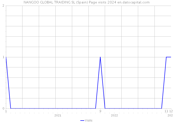 NANGOO GLOBAL TRAIDING SL (Spain) Page visits 2024 