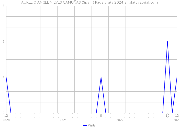 AURELIO ANGEL NIEVES CAMUÑAS (Spain) Page visits 2024 