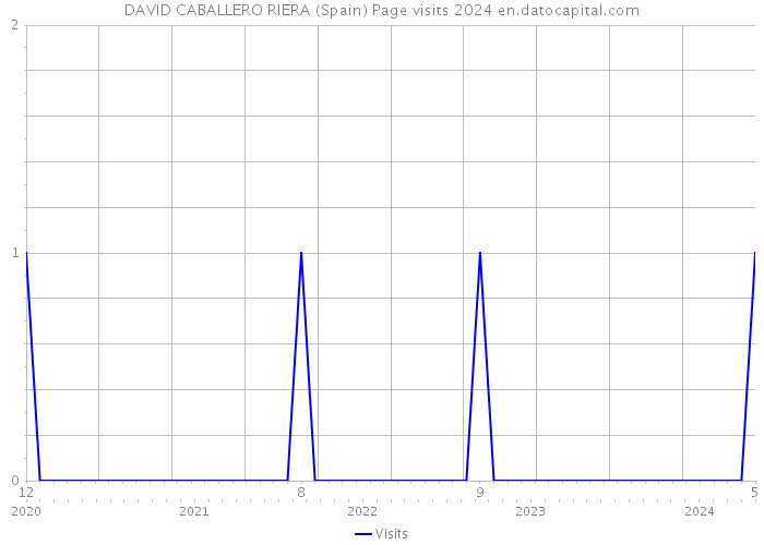 DAVID CABALLERO RIERA (Spain) Page visits 2024 