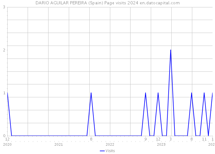 DARIO AGUILAR PEREIRA (Spain) Page visits 2024 