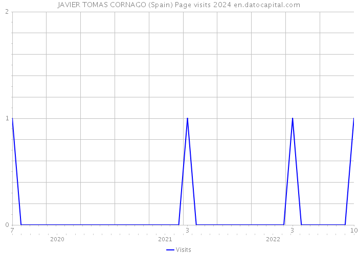 JAVIER TOMAS CORNAGO (Spain) Page visits 2024 