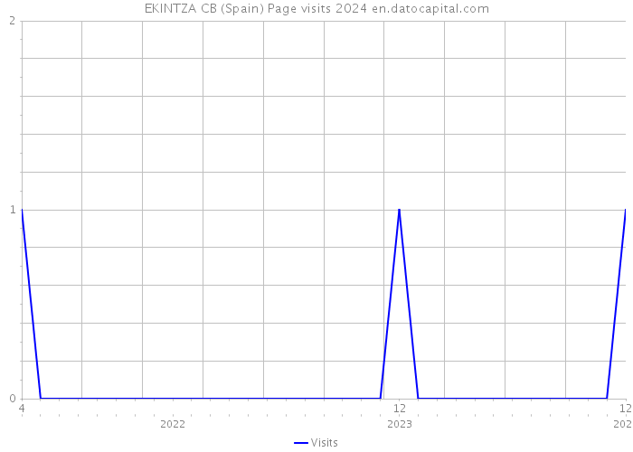 EKINTZA CB (Spain) Page visits 2024 