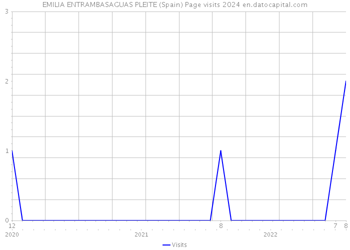 EMILIA ENTRAMBASAGUAS PLEITE (Spain) Page visits 2024 