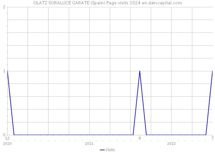 OLATZ SORALUCE GARATE (Spain) Page visits 2024 