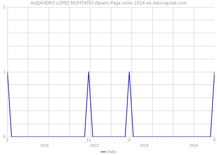 ALEJANDRO LOPEZ MONTAÑO (Spain) Page visits 2024 