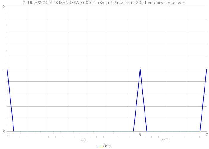 GRUP ASSOCIATS MANRESA 3000 SL (Spain) Page visits 2024 