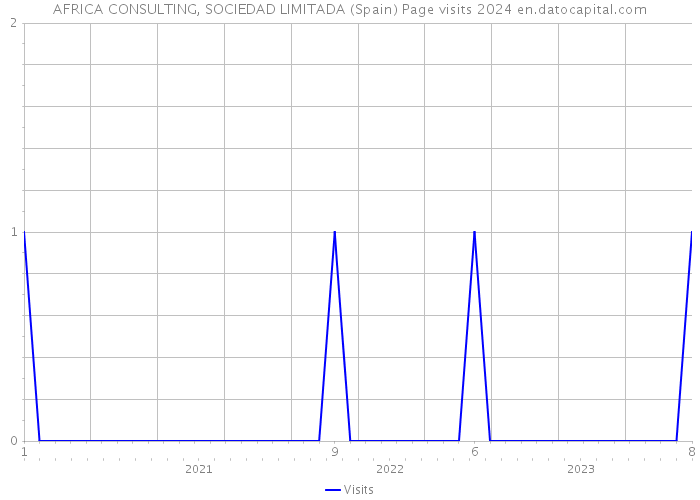 AFRICA CONSULTING, SOCIEDAD LIMITADA (Spain) Page visits 2024 